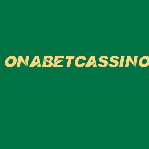 Logo da ONABETCASSINO